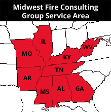 Midwest Fire Consulting Group service area